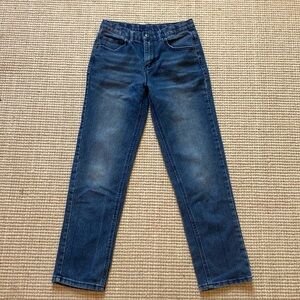 size 26 faded glory dark wash jeans